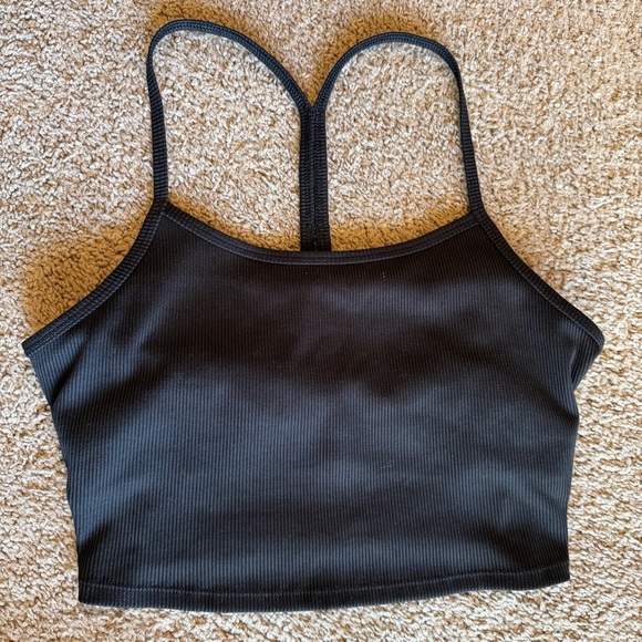 ALO Racerback Ribbed Tank Top - Picture 2 of 5